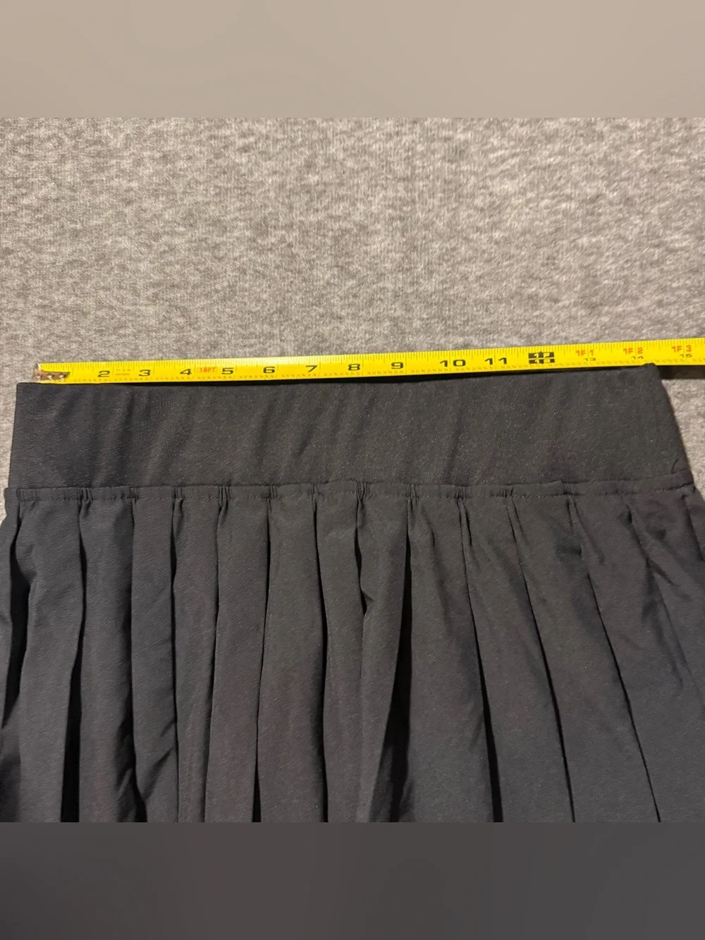 Adidas Club Pleated Skirt Skort Womens S Black Tennis Athletic PrimeGreen NWT